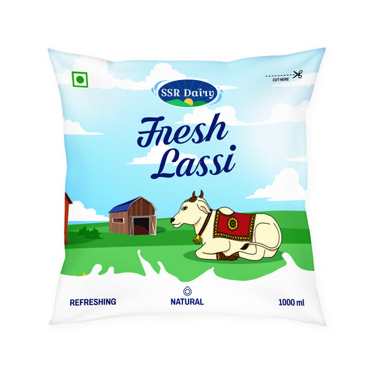 Freshly Churned Lassi – 100% Pure – 500ml